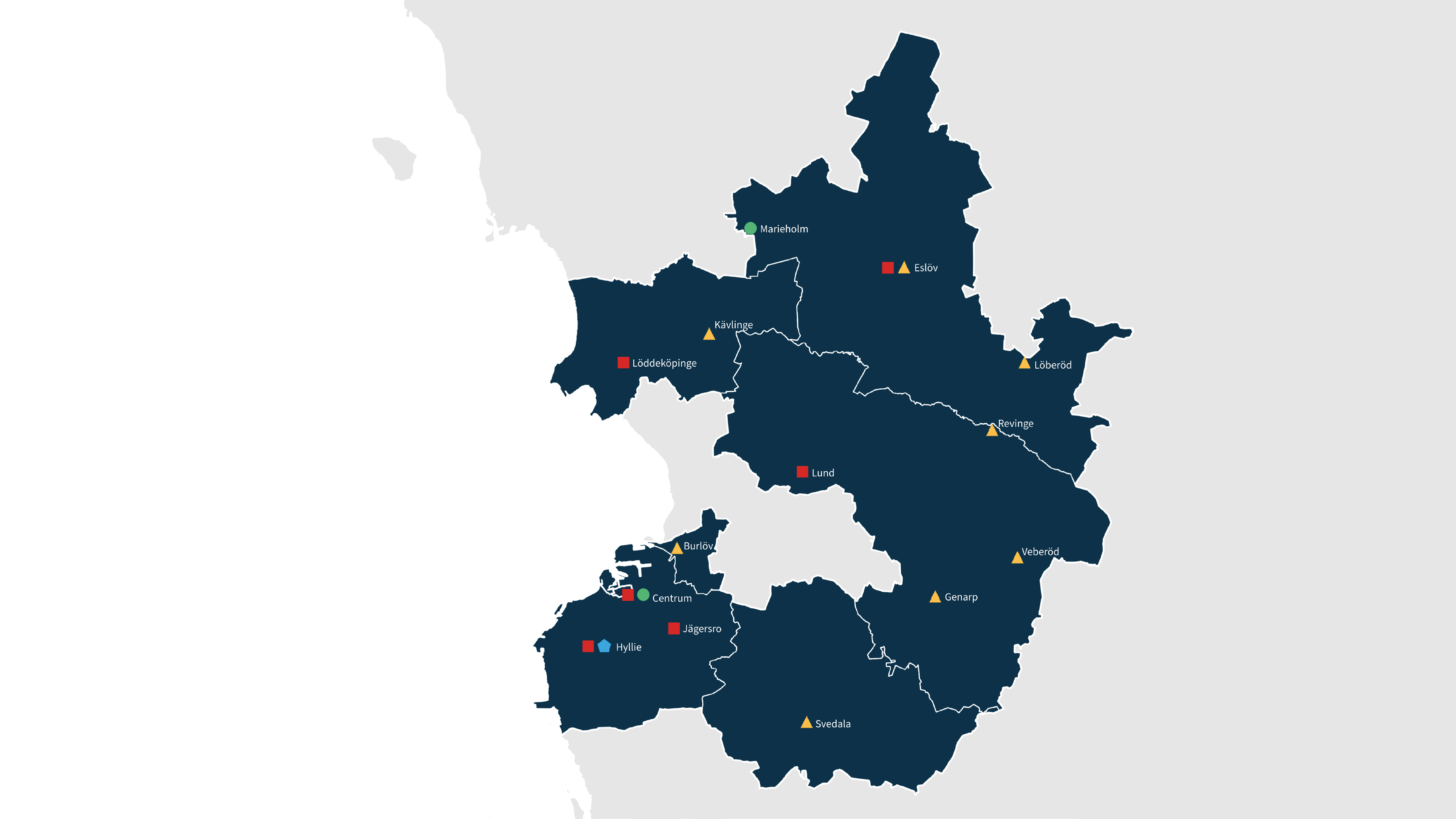 Liggande Medlemskommuner