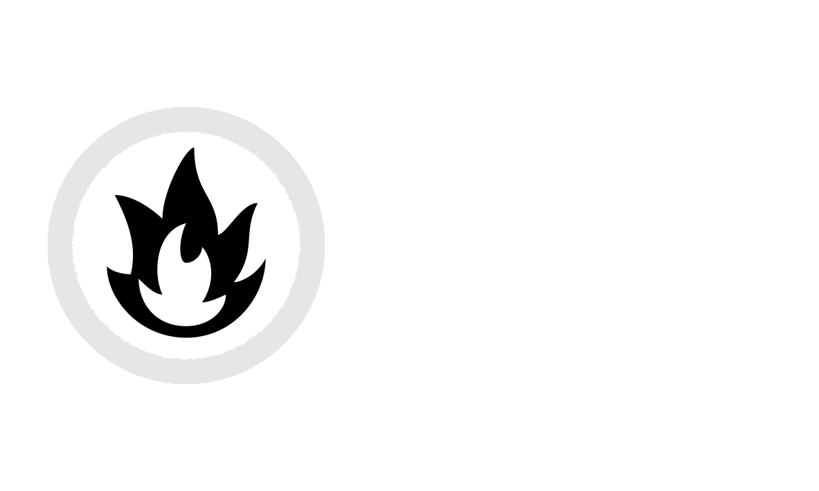 Ikon Låg Brandrisk Vänster